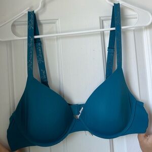 Victoria’s Secret Lightly Lined Demi Bra, Dark Turquoise, 34C (great condition)